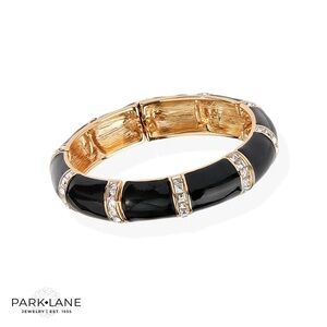 NWOT Park Lane Bombshell Black and Gold Designer Inspired Bracelet